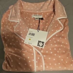 Anne Klein  Pajama Set in Pink Polka Dot